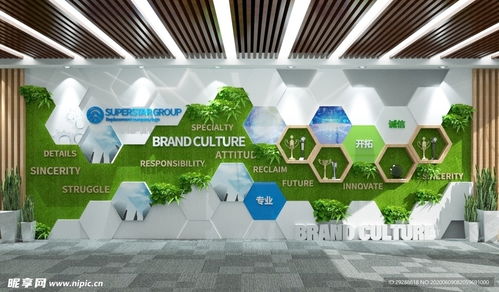 企业文化墙与室内广告设计 打造沉浸式文化艺术交流空间